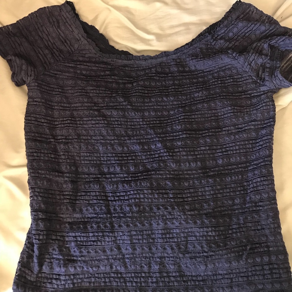 Short Sleeve Lace Top